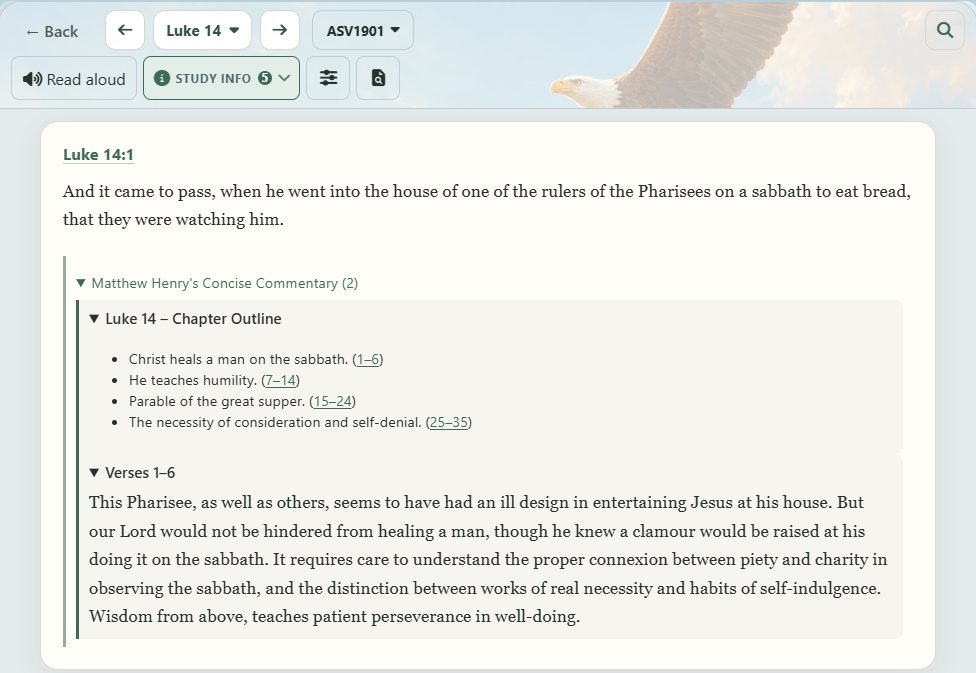 Matthew Henry's Concise Commentary for a verse
